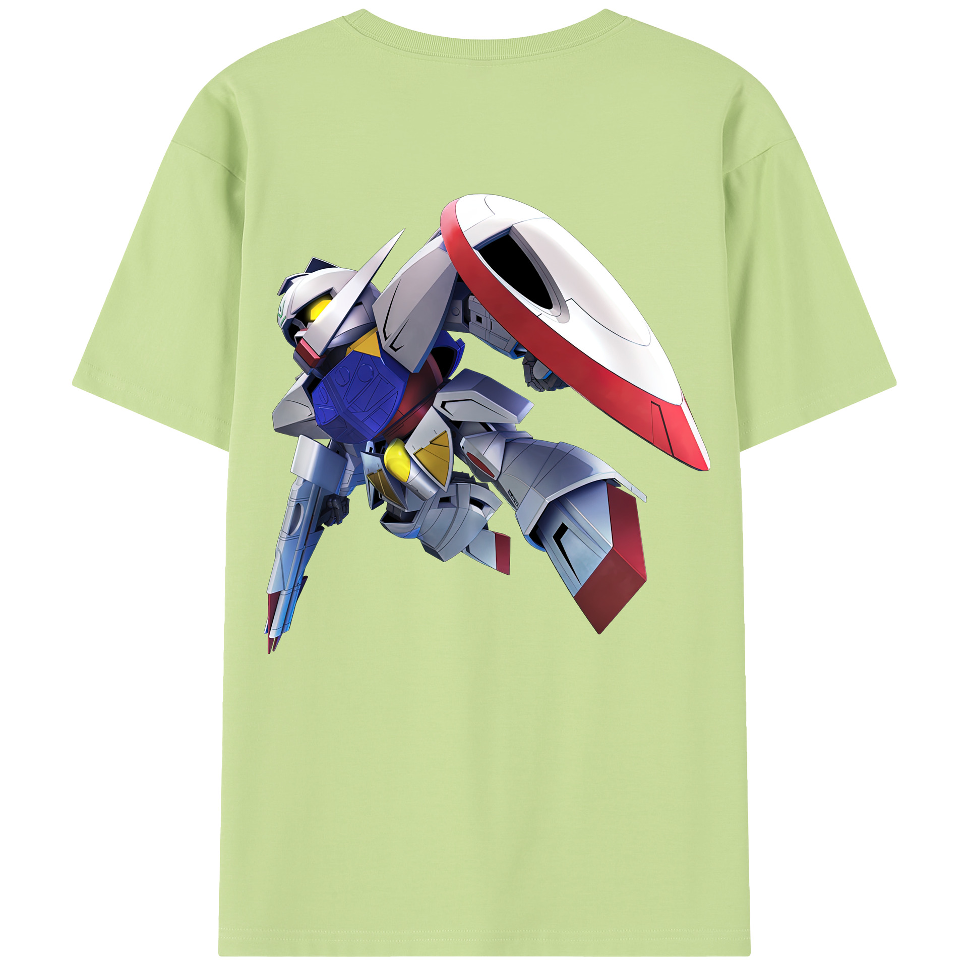 （画像用） 機動戦士ガンダム Mobile Suit Gundam 綿100％半袖Tシャツ（背面プリント）
